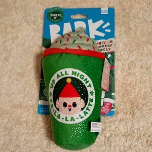NWT ~ BARK Dog Toy ~ "Up All Night Latte" (For all sized dogs)
